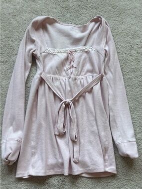 Hollister Pale Pink Ribbed Tank Top